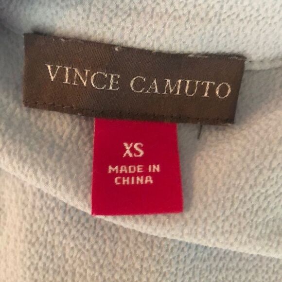 Vince Camuto Split Neck Long Sleeve Blouse SzXS - Picture 8 of 8